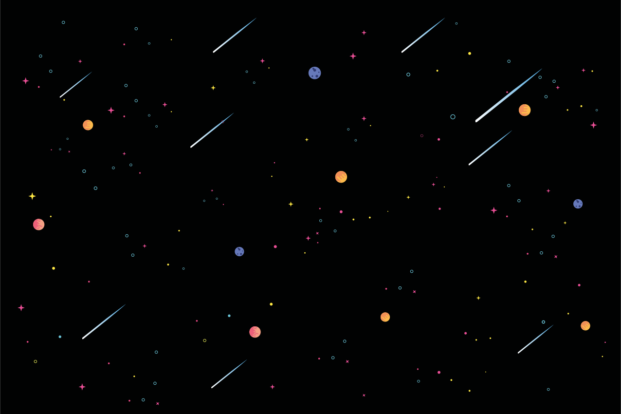 Kinder placemat met ruimte-thema voor maaltijden - TenStickers