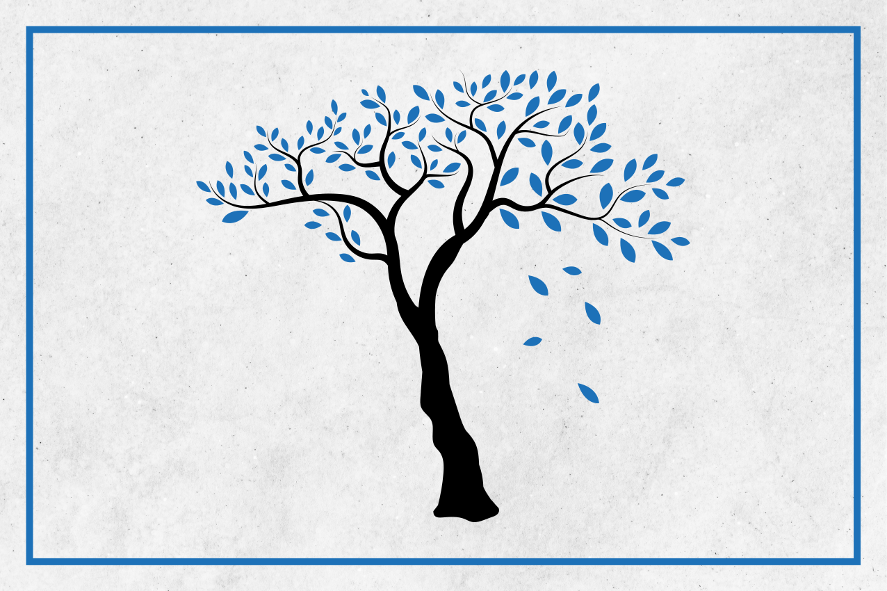 Originele placemat elegant boom motief - TenStickers