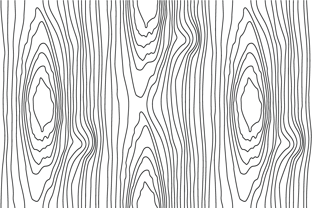 Placemat met houtnerfpatroon - TenStickers