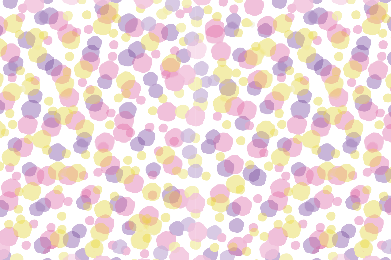 Placemat kleurrijke abstracte patronen - TenStickers