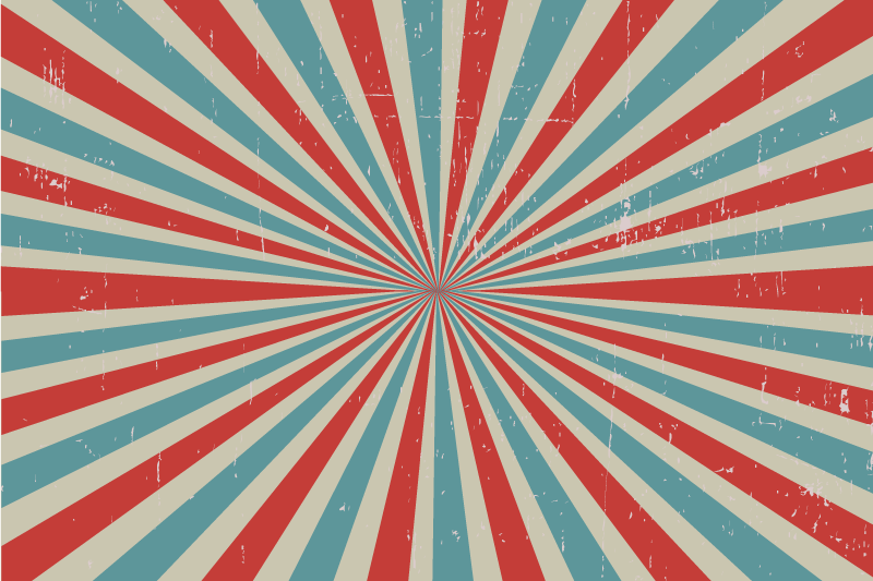 Originele placemat met gedurfd spiraalpatroon - TenStickers