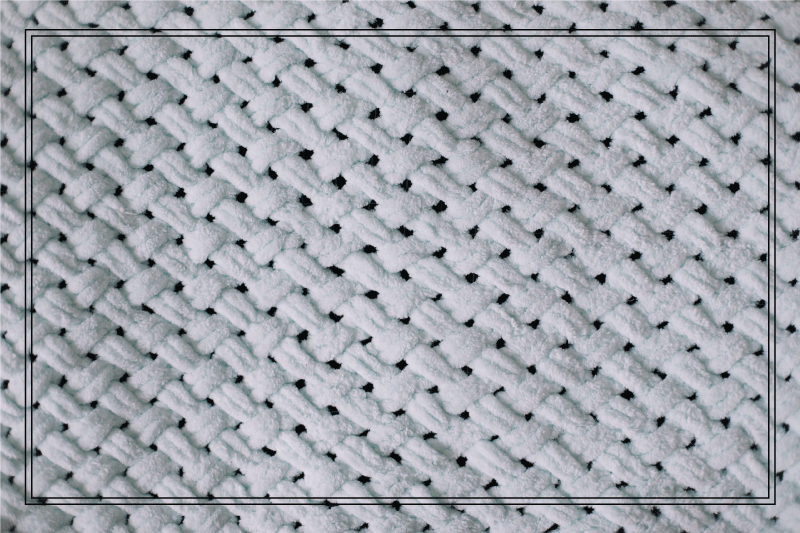 Placemat met geweven patroonoppervlak - TenStickers