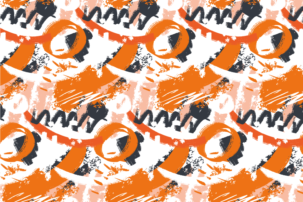 Placemat abstract kleurrijk patroon - TenStickers