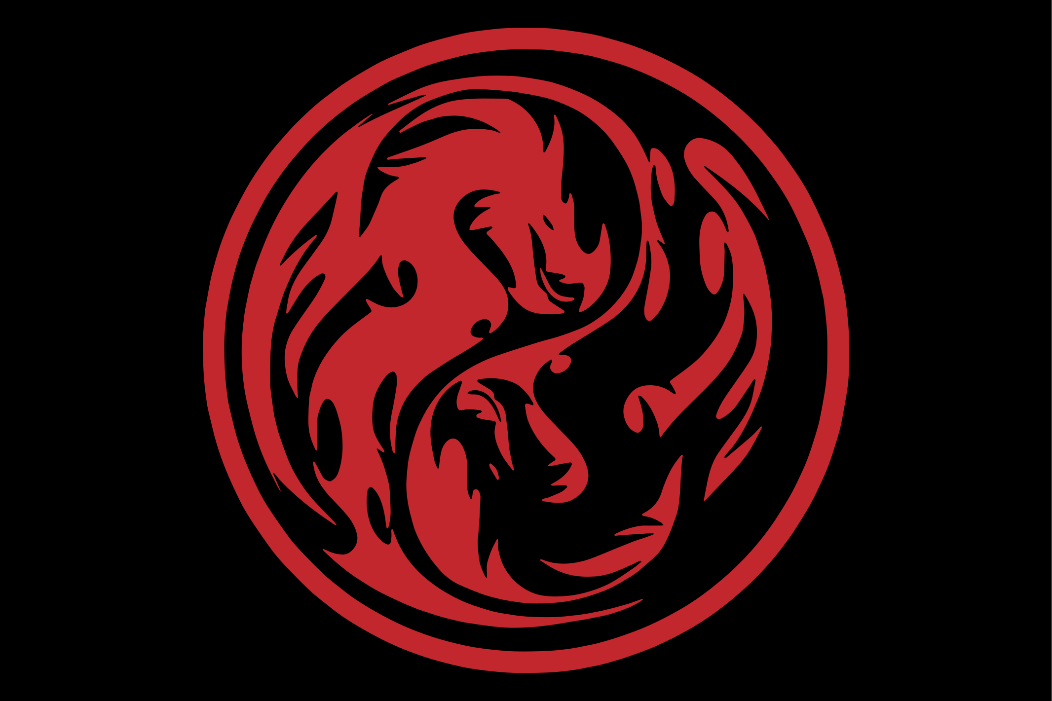 Originele placemat met draak embleem motief - TenStickers