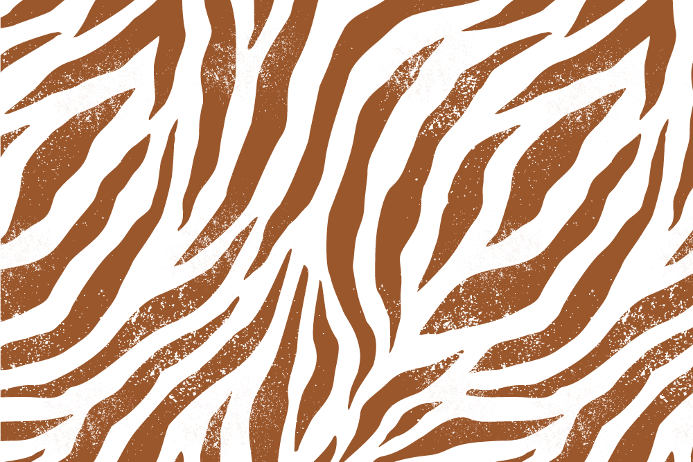 Placemat met zebra patroon tafelkleed - TenStickers