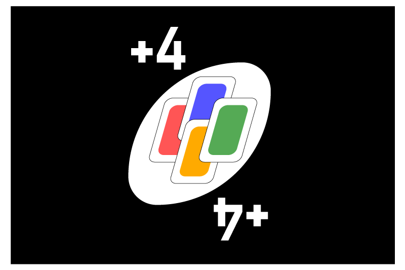 Originele placemat met ontwerp geïnspireerd op kaartspellen - TenStickers