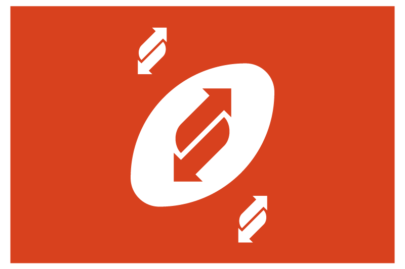 Originele placemat dynamisch pijlenpatroon - TenStickers