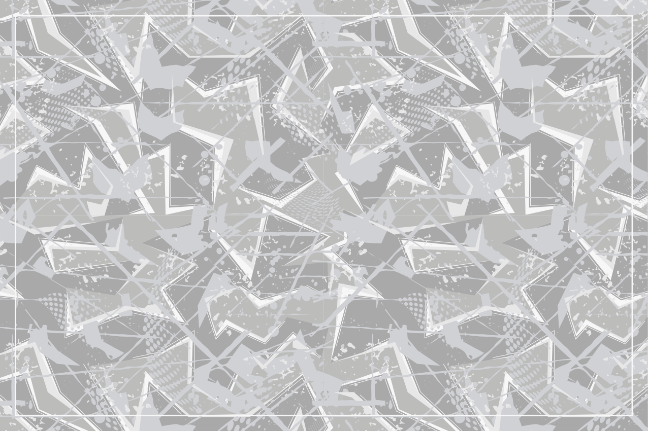 Placemat abstracte geometrische vormen - TenStickers