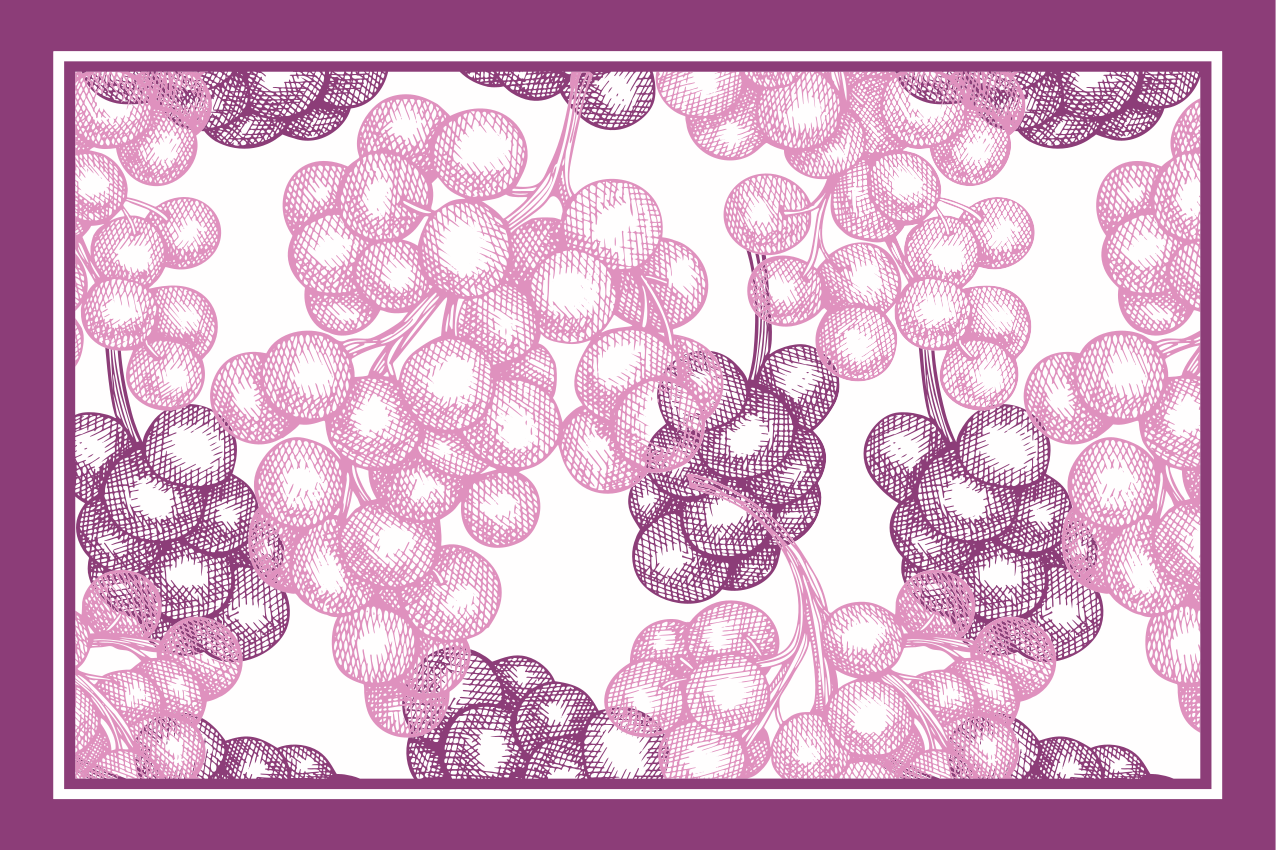 Placemat bloemmotief textuur - TenStickers