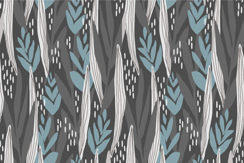 Placemat textured leaf concept - TenStickers