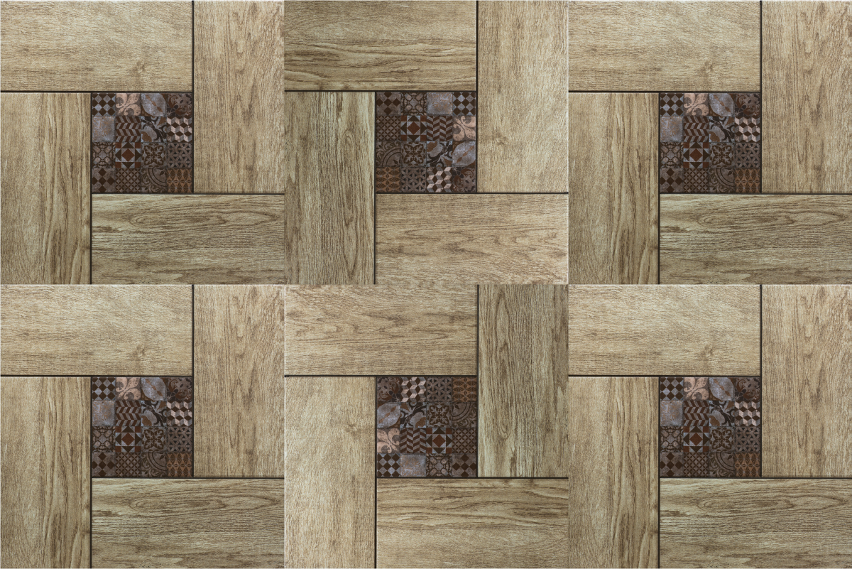 Placemat houten patroon oppervlak - TenStickers