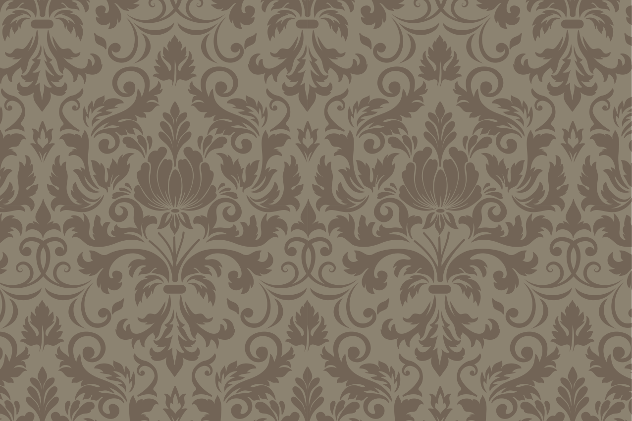 Placemat intricate botanisch concept - TenStickers