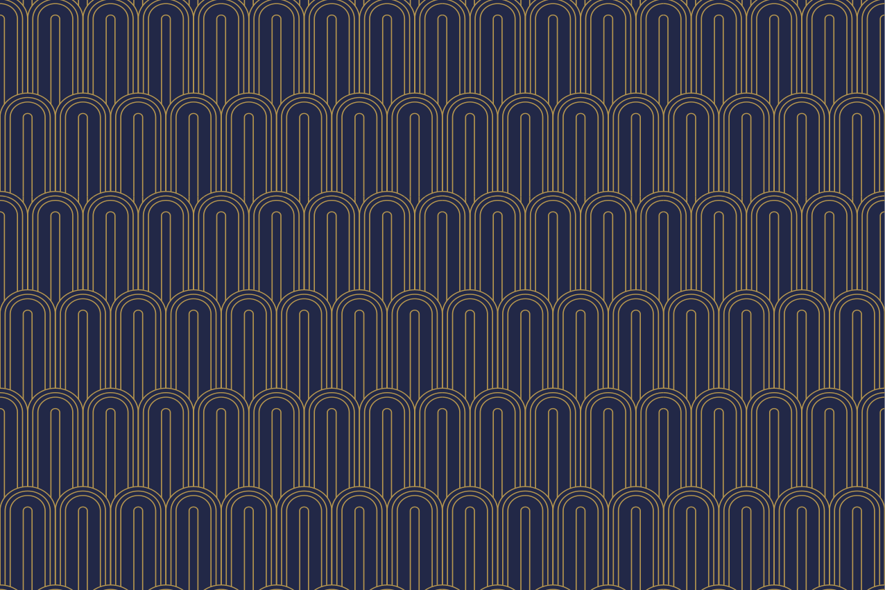 Moderne placemat elegante gebogen lijnen - TenStickers