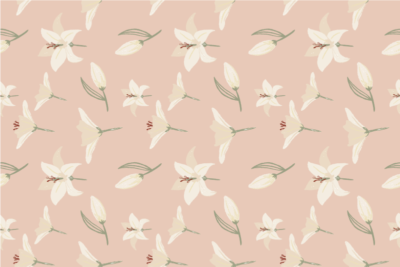 Kerstmis placemat bloemige tafelkleed - TenStickers