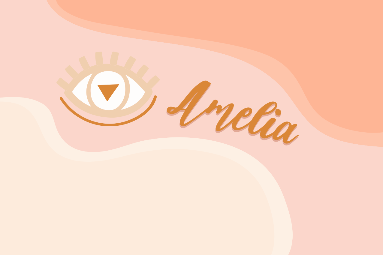 Placemat met naam oogmotief personalisatie - TenStickers