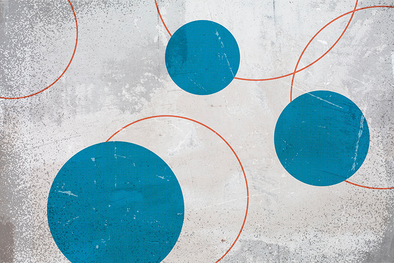 Moderne placemat brutalisme design - TenStickers