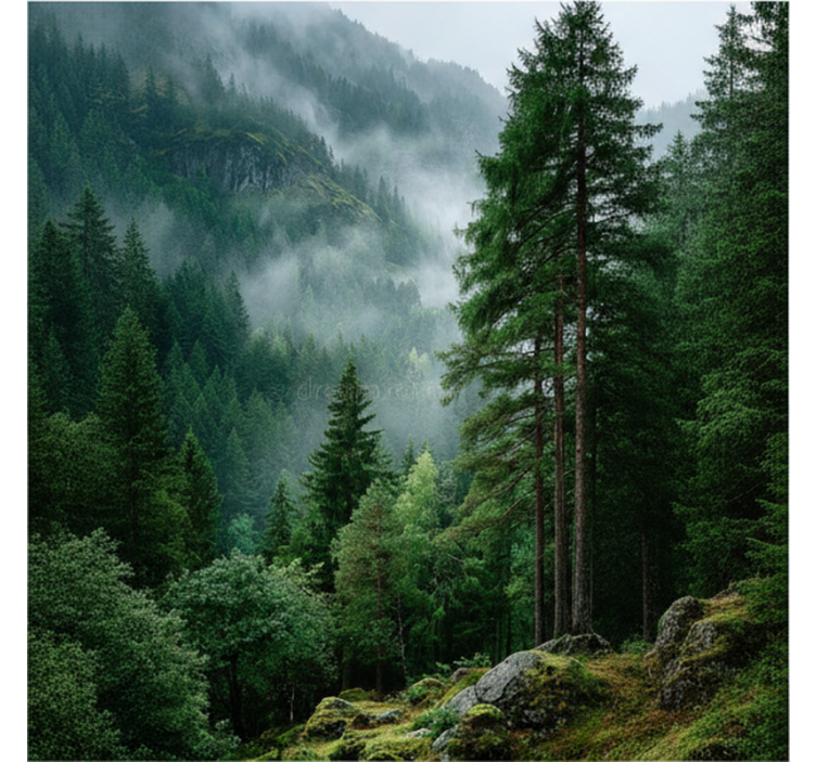 Behang bos de sfeervolle keuze - TenStickers