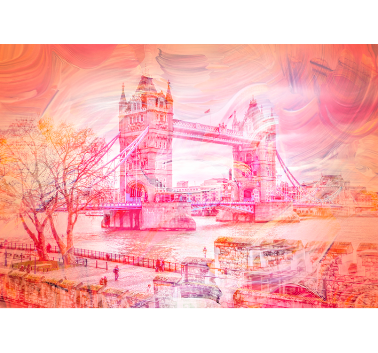 London bridge-contrast fotobehang - TenStickers