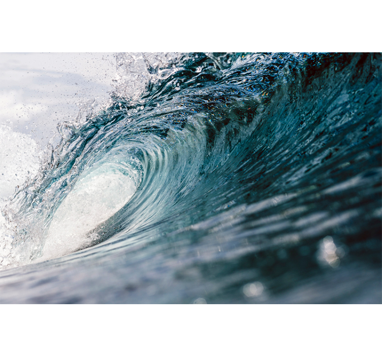 Fotobehang zee Grote golven - TenStickers