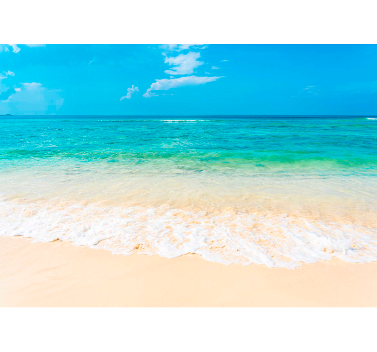 Fotobehang zee Duidelijke oceaangolven - TenStickers