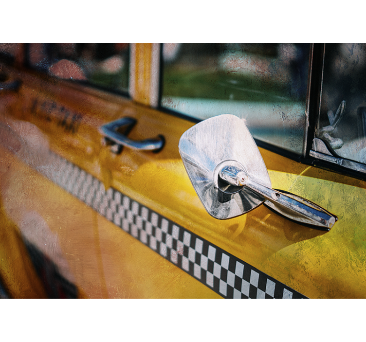 Fotobehang new york iconische gele taxi - TenStickers