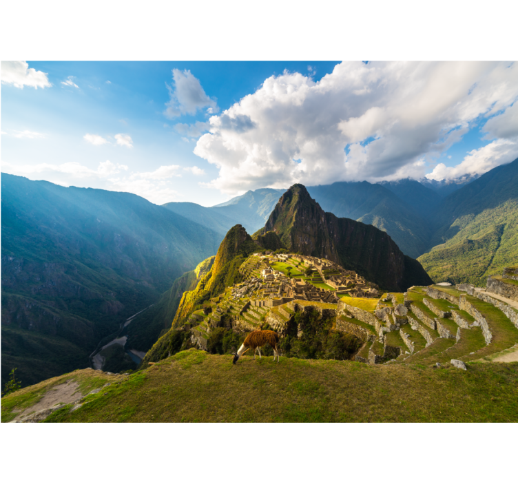 Fototapet landschap machu picchu panorama - TenStickers
