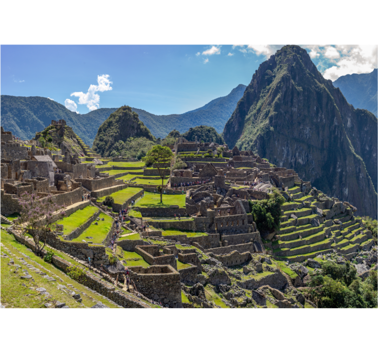 Fotobehang stad machu picchu erfgoed - TenStickers