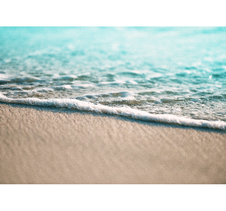 Fotobehang zee zachte watergolven - TenStickers