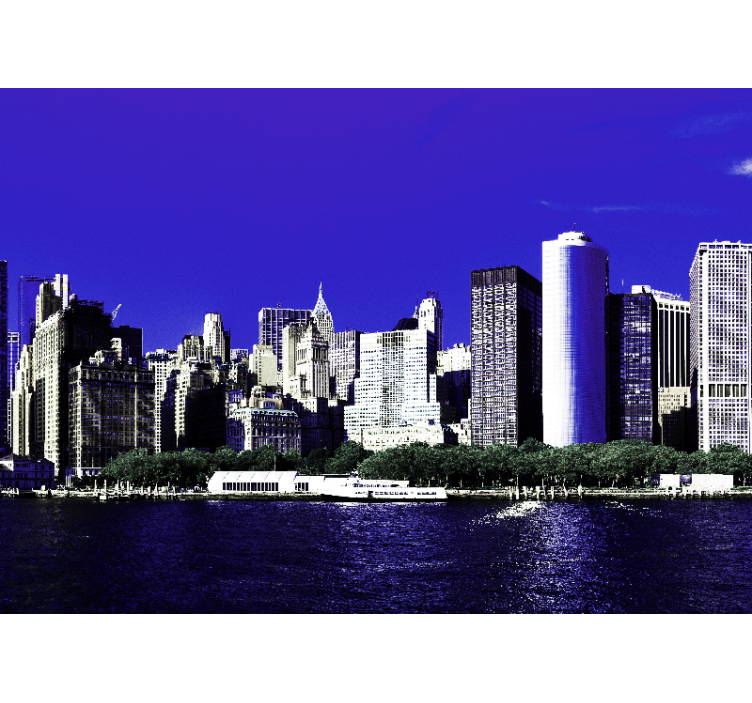 Fotobehang new york skyline van new york - TenStickers