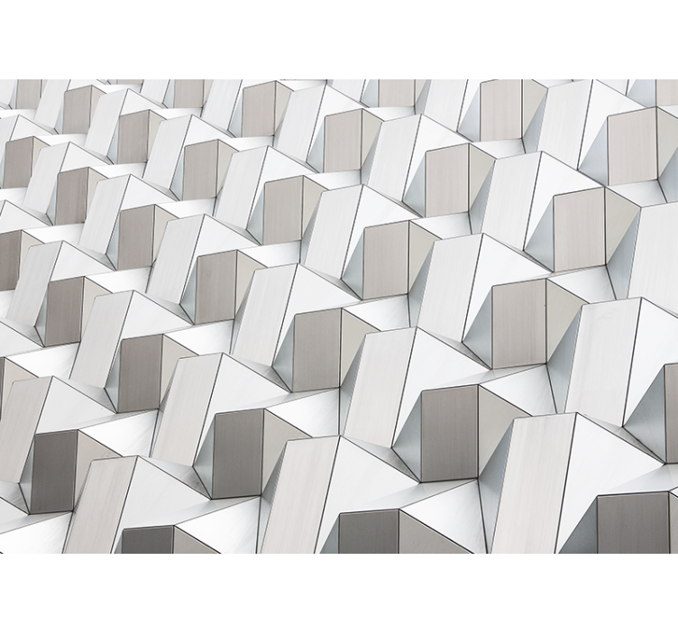 Geometrisch gestructureerd oppervlak fotobehang patronen - TenStickers