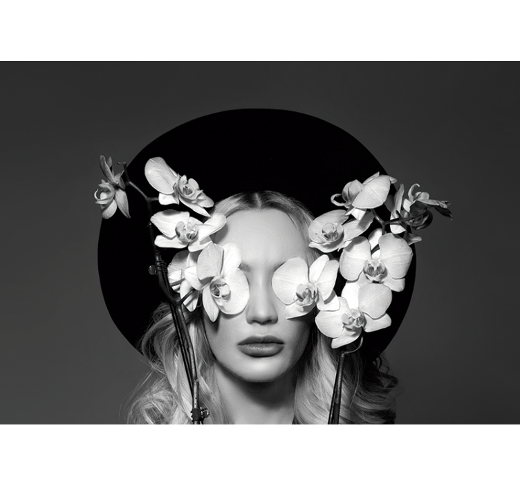 Orchideeën elegantie bloemen foto behang - TenStickers