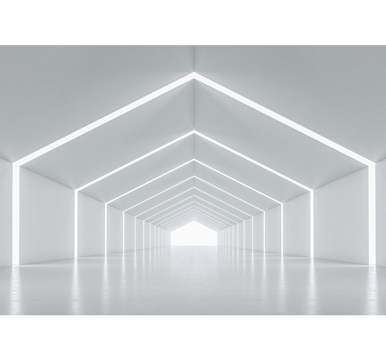 Geometrische lichtstructuur modern fotobehang - TenStickers