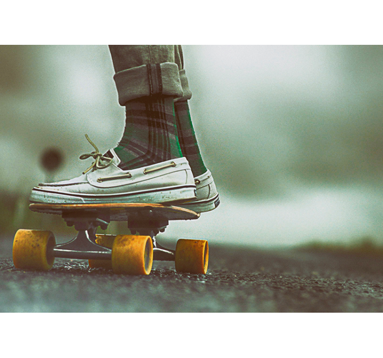 Coole skateboardstijl Fotobehang graffiti - TenStickers