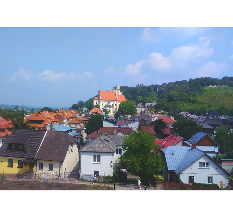 Charmant landelijk dorp fotobehang stad - TenStickers