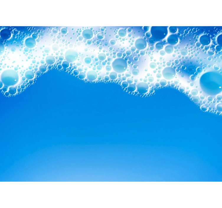 Fotobehang natuur bubble golf ontwerp - TenStickers