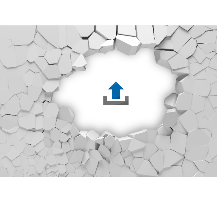 Fotobehang voertuigen haai die doorbreekt - TenStickers