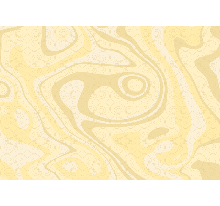 Abstract fotobehang gebogen vormen patroon - TenStickers