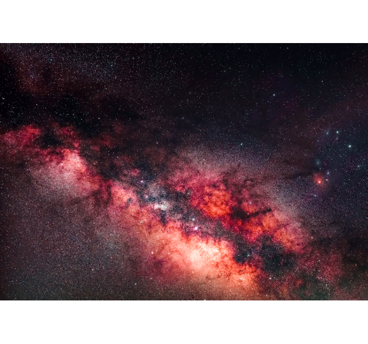 Fotobehang ruimte galactische nebula scène - TenStickers