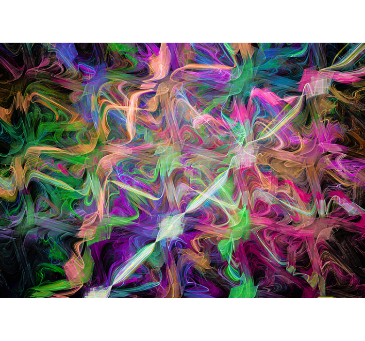 Abstract fotobehang levendige abstracte draaien - TenStickers