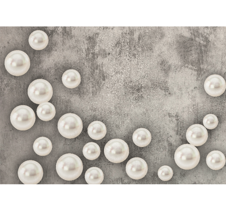 Fotobehang print delicaat parelen arrangement - TenStickers