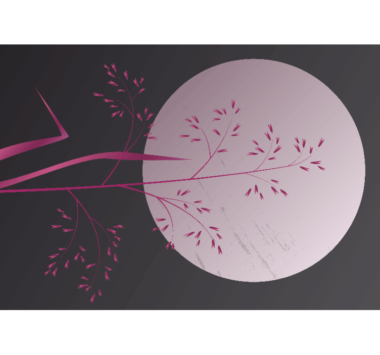 Zen fotobehang sereen botanisch motief - TenStickers