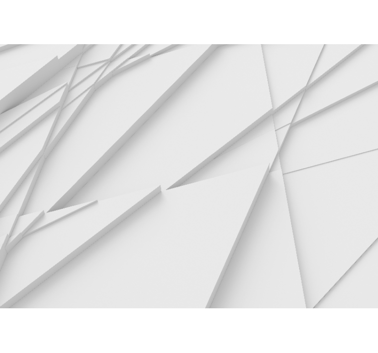 Abstract fotobehang geometrische gelaagde patronen - TenStickers