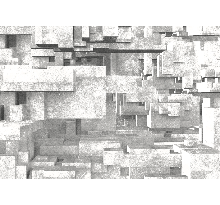 Abstract fotobehang geometrische structuur lagen - TenStickers