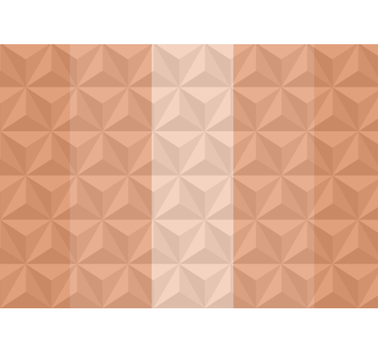 Fotobehang patronen geometrisch 3d patroon - TenStickers