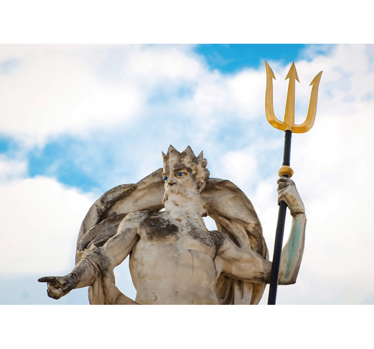 Fotobehang kunst mythologische oceaanheerser - TenStickers