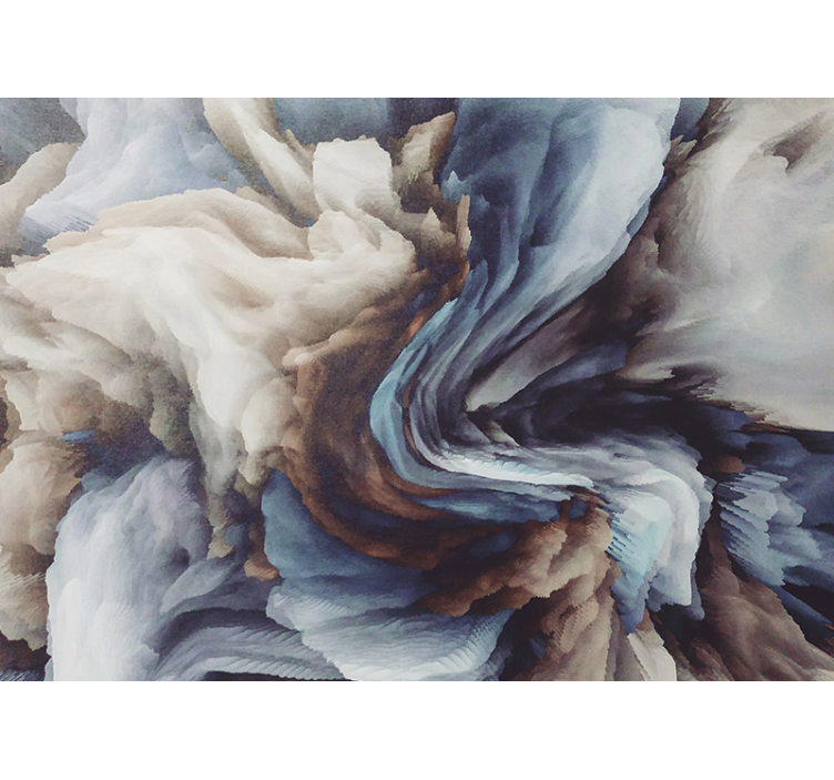 Abstract fotobehang draaiende textuurpatronen - TenStickers