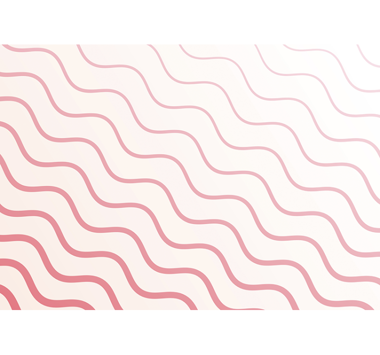 Fotobehang patronen golvende golfpatroon - TenStickers