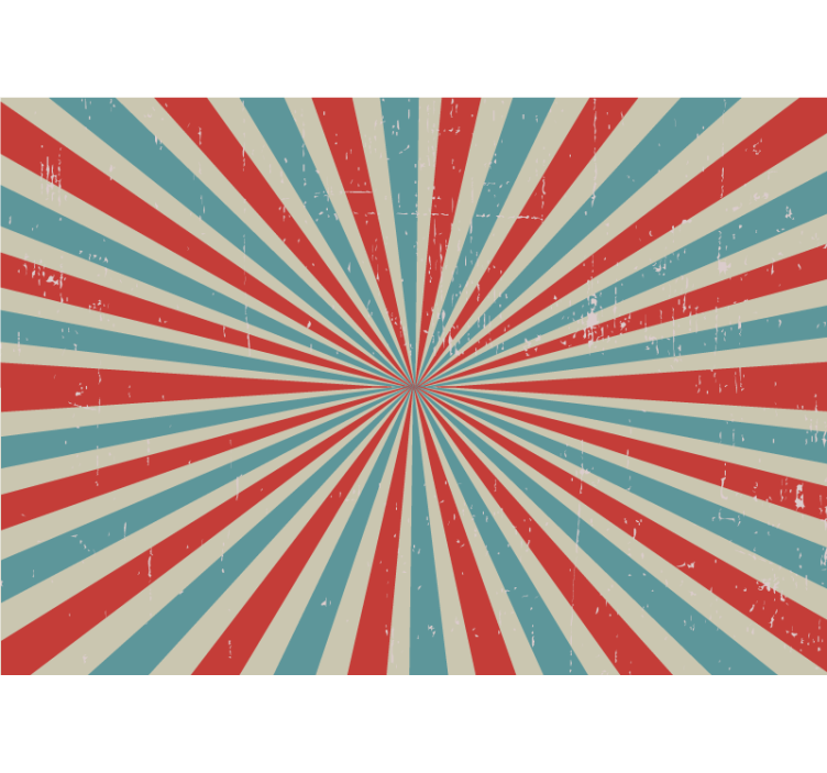 Fotobehang graffiti radiale kleurenexplosie - TenStickers