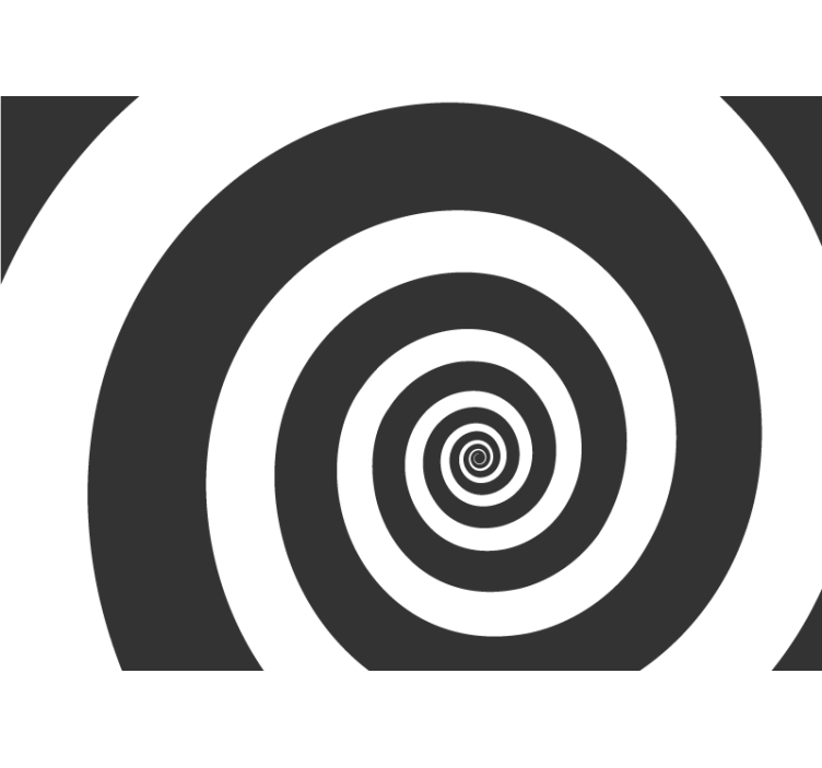 Abstract fotobehang spiral illusie ontwerp - TenStickers