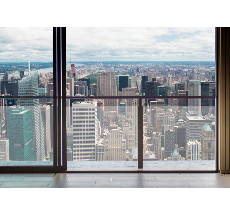 Fotobehang stad new york skyline - TenStickers